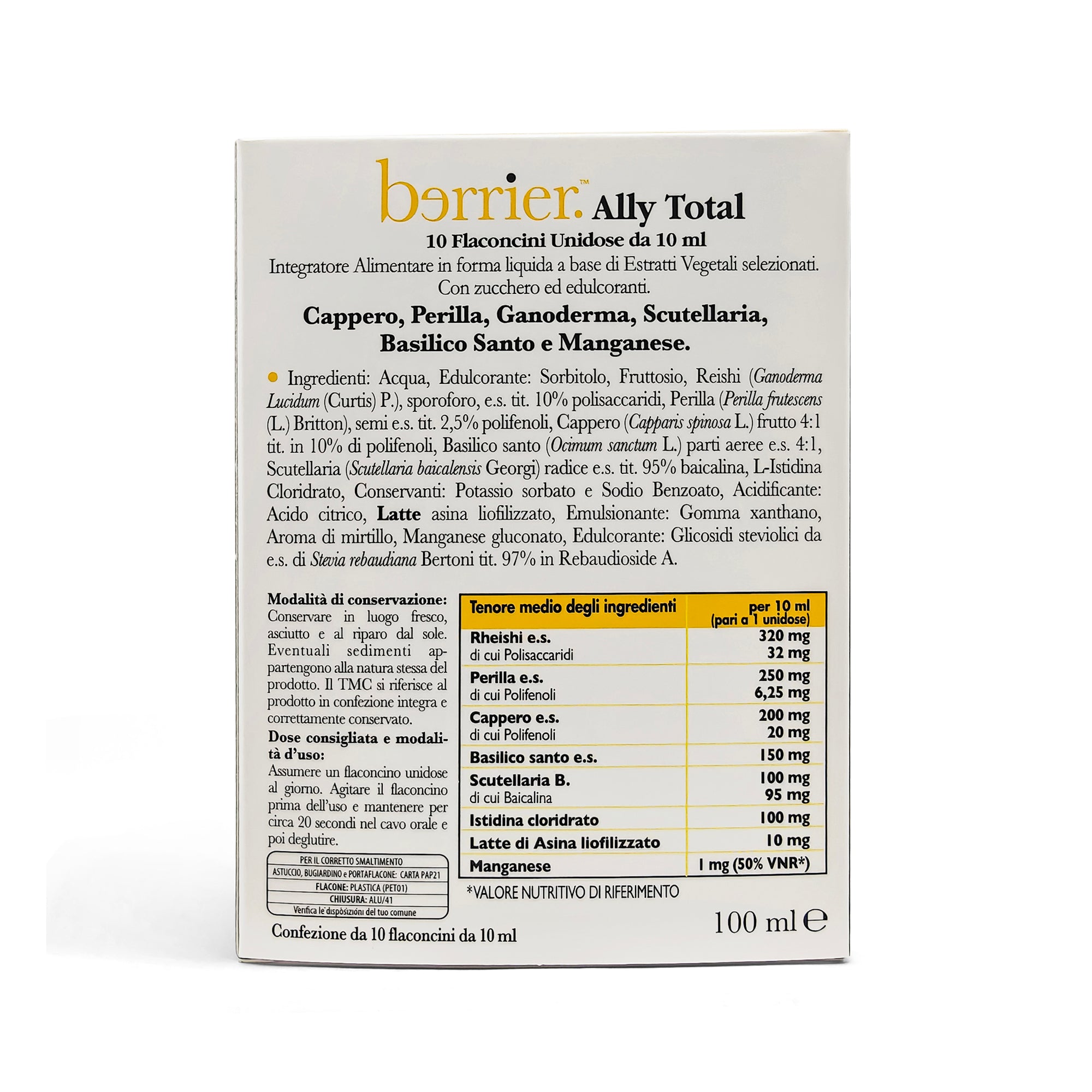 Berrier Ally Total – Natural Supplement for Allergic and Respiratory Support